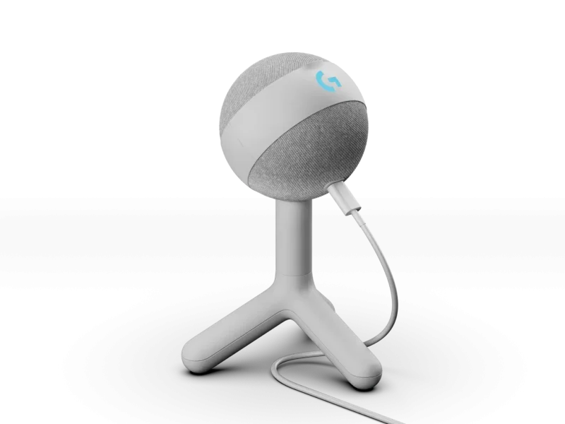 Динамичен микрофон Logitech YETI ORB White - Image 4