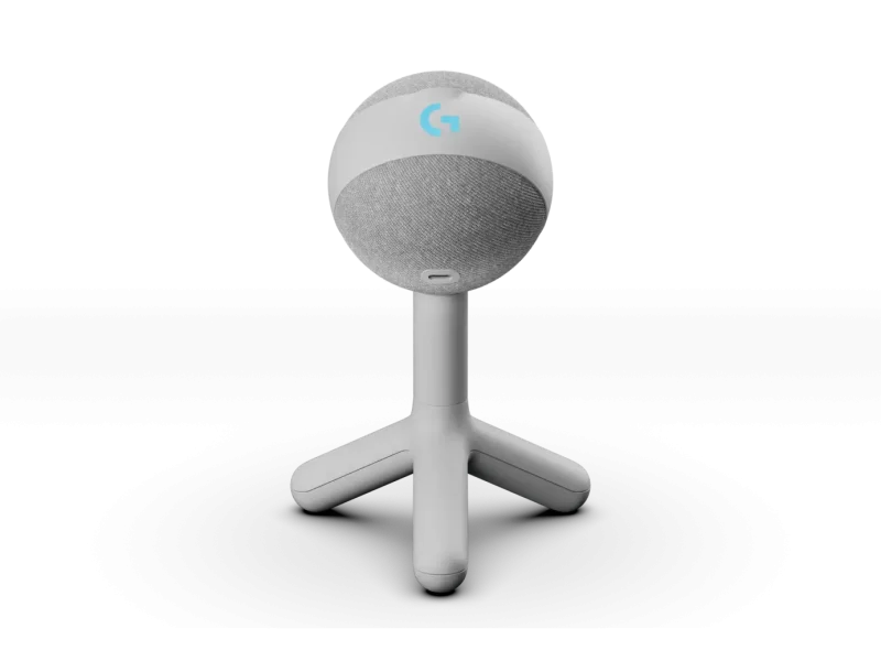 Динамичен микрофон Logitech YETI ORB White - Image 2