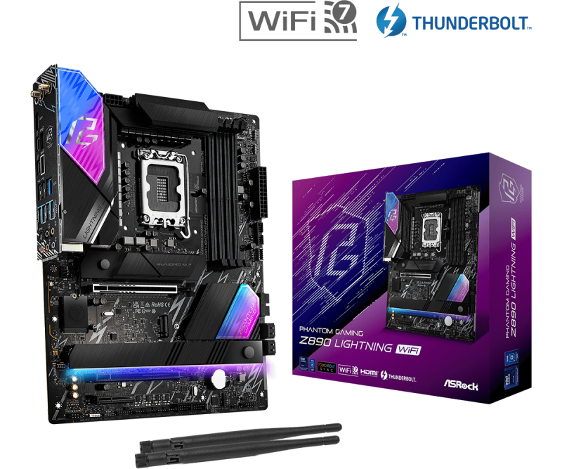 Дънна платка ASRock Z890 LIGHTNING WIFI, LGA 1851 - Image 5
