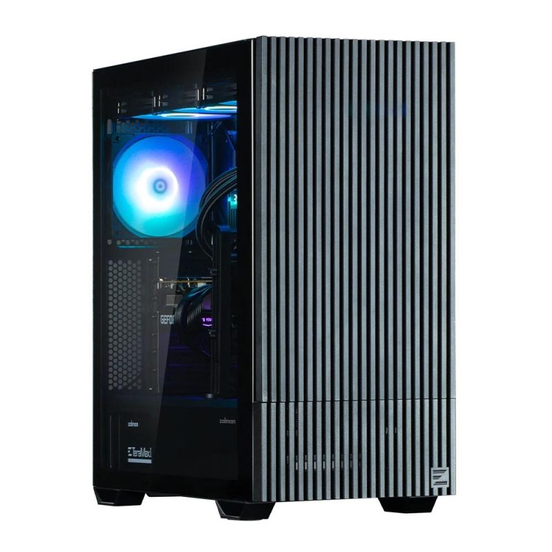 Кутия Zalman Z10 DS 15.6 FHD Display Mid-Tower, Tempered Glass - Черна - Image 4