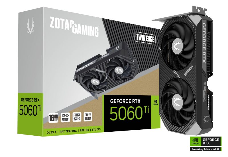 Видео карта ZOTAC GAMING RTX 5060 TI Twin Edge 16GB GDDR7 - Image 6