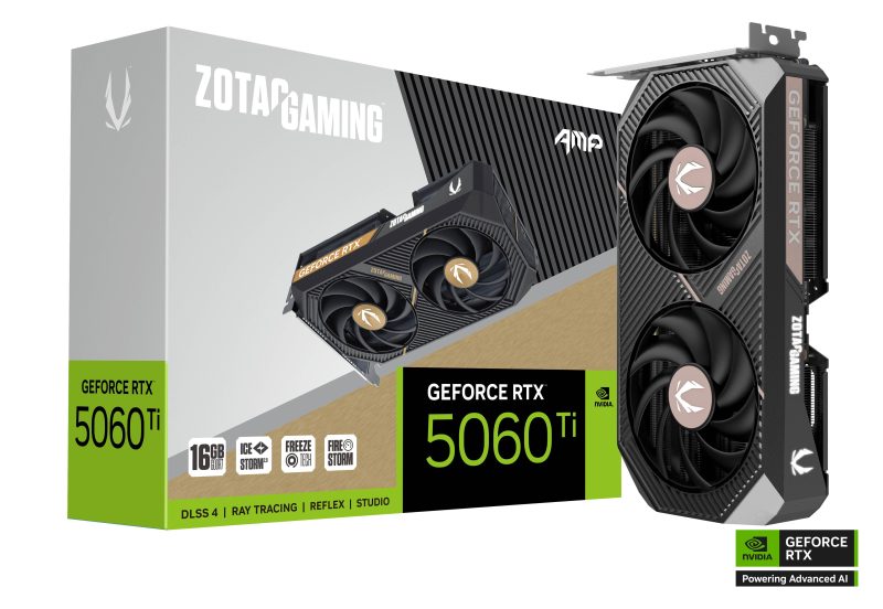 Видео карта ZOTAC GAMING RTX 5060 TI 16GB AMP GDDR7 - Image 6