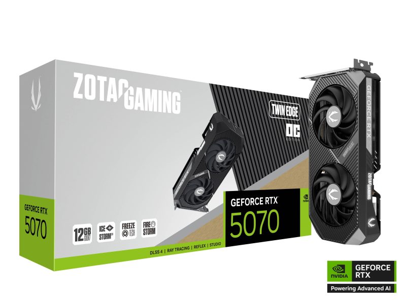 Видео карта ZOTAC GAMING RTX 5070 Twin Ege OC 12GB GDDR7 - Image 6