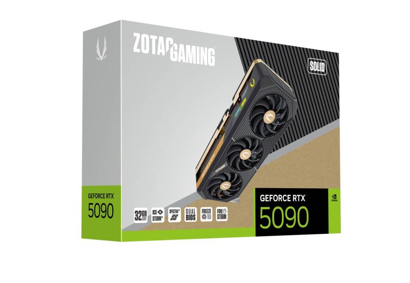 Видео карта ZOTAC GAMING RTX 5090 SOLID 32GB GDDR7 - Image 7