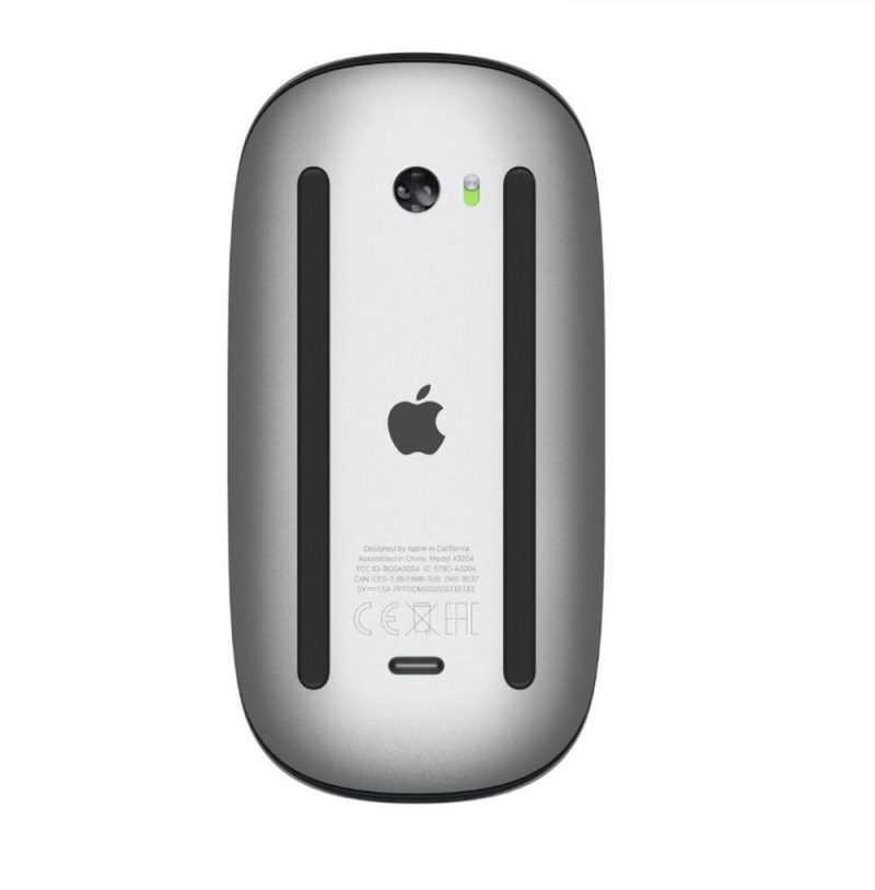 Безжична мишка Apple Magic Mouse (2024), Multi-Touch Surface, черна - Image 3