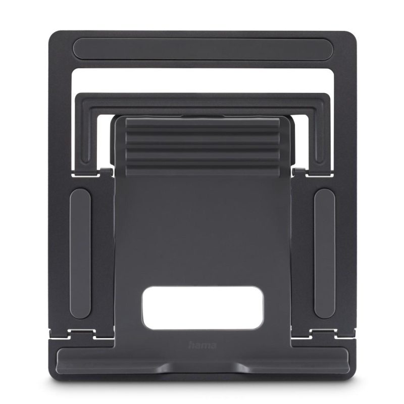 HAMA Стойка за лаптоп "Metal", 4-степенно накланяне, сгъваема, до 40 см (15,6"), сива - Image 2