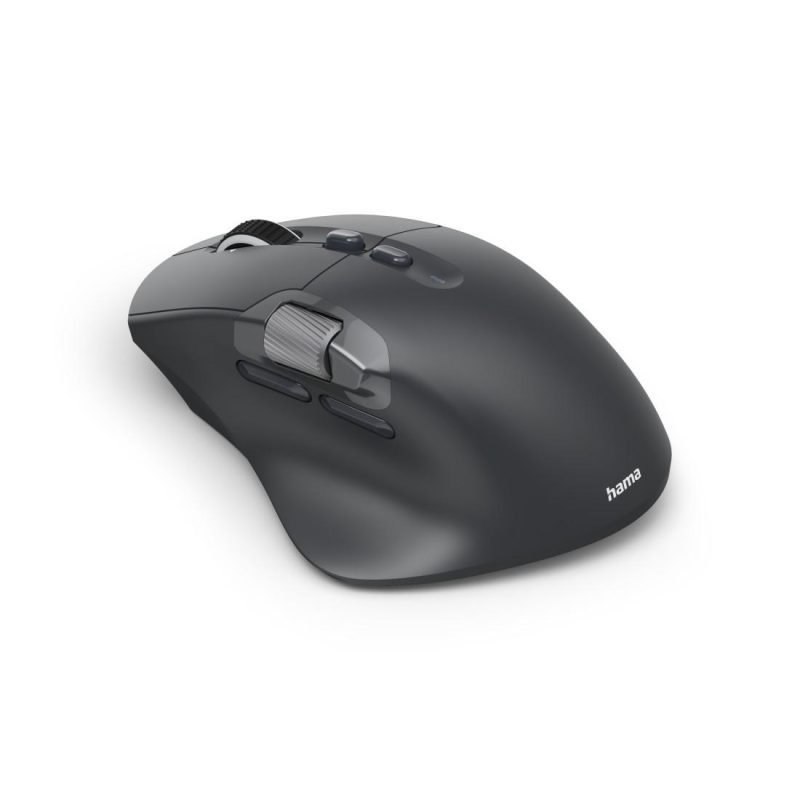 HAMA Мишка „WM-900“ мултифункционална, ергономична, Bluetooth, батерия, RGB, черна - Image 3