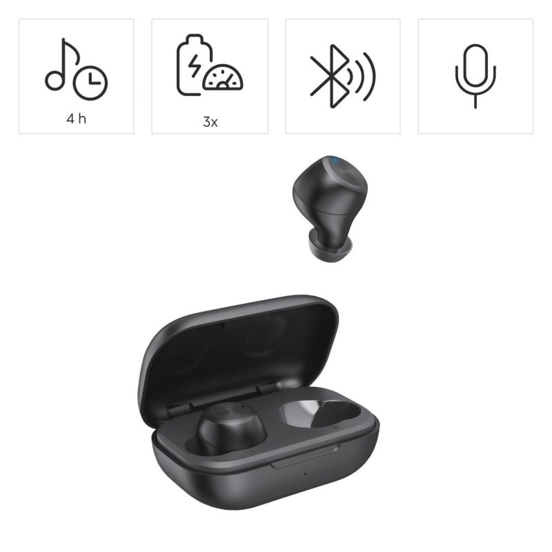 Hama Блутут слушалки “Spirit Chop II”, TWS, in-Ear, черни - Image 7