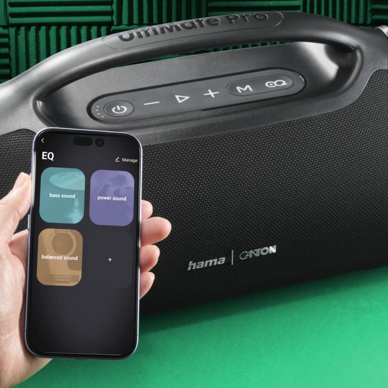 HAMA Canton Блутут колона "UltiMate Pro", водоустойчив IPX6, 120W, черен - Image 9