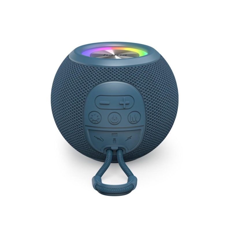 HAMA Блутут колонка "Ball Shape Speaker", 5 светлинни режима, 5W, синя - Image 11