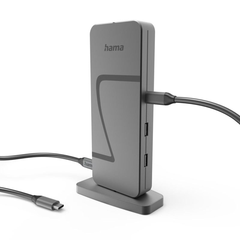 HAMA Докинг станция "Connect2Office Speed", USB4, USB-C, PD, 40 Gbit/s, 10 порта - Image 4