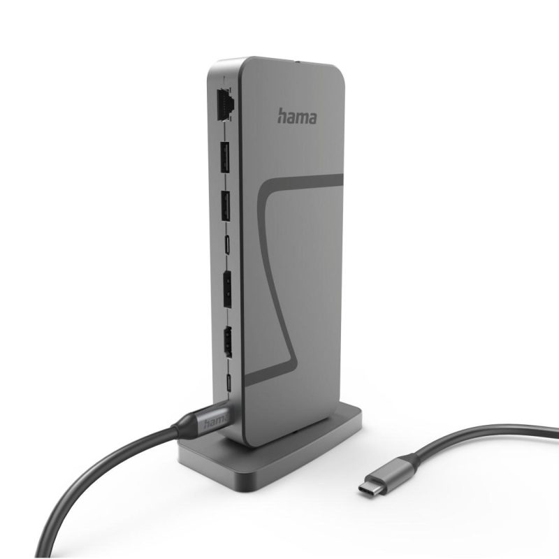 HAMA Докинг станция "Connect2Office Speed", USB4, USB-C, PD, 40 Gbit/s, 10 порта - Image 6