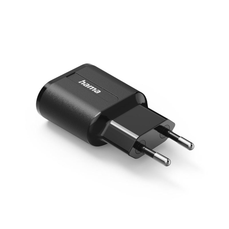 Зарядно HAMA 220V, 2 x USB-A, 12W, Черен - Image 3