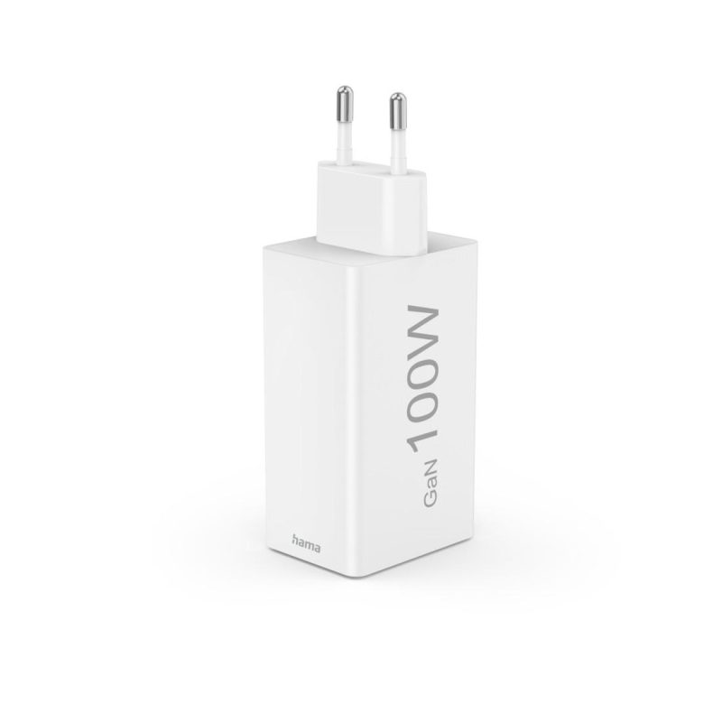 HAMA Бързо зарядно 220V, 100 W GaN, 2x USB-C PD, 1x USB-A QC - Image 5