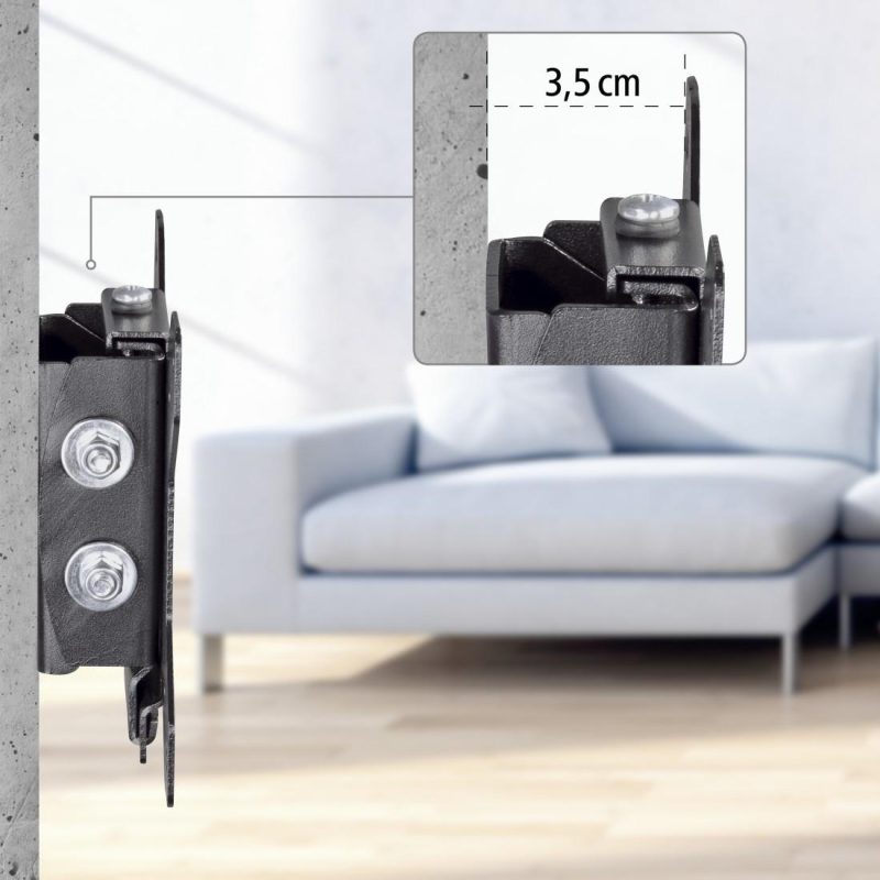 HAMA Стенна стойка за  TV, накланяща се, 66 см (26") до 30 кг - Image 6