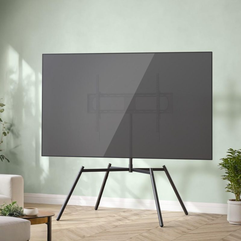 Стойка за TV, въртяща се, регулируема височина, 229 cm (90") до 50 kg - Image 6