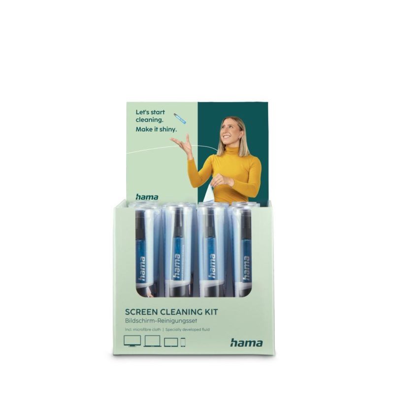 Почистващ комплект за екрани, 15 ml, микрофибърна кърпа, цена за 1 бр., 221092 - Image 7