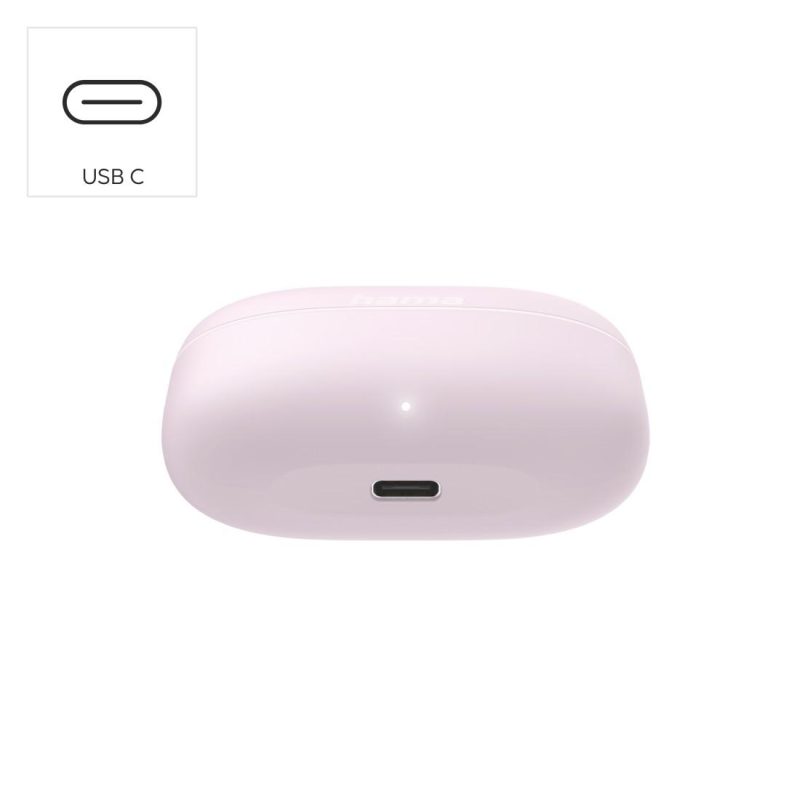 HAMA Блутут слушалки "Freedom Buddy II", True Wireless, Розов - Image 12