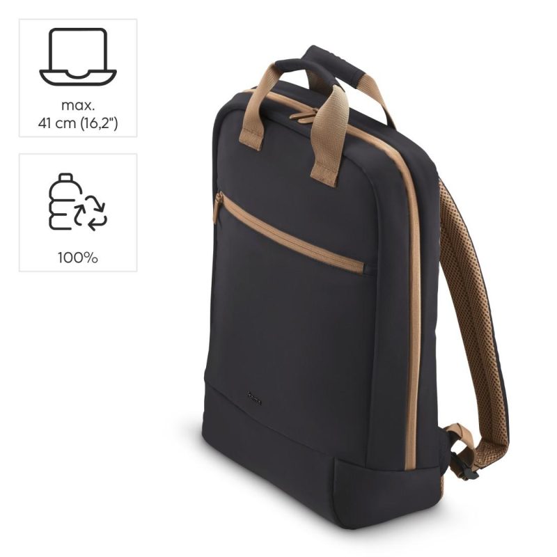 HAMA Раница за лаптоп "Ultra Lightweight", до 41 см (16,2"), черно с кафяво - Image 13
