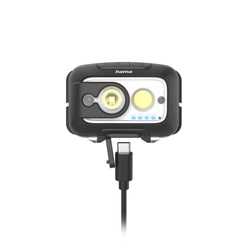 HAMA Фенер Челник/ LED "HL500-C", USB-C, 4 Режима - Image 6
