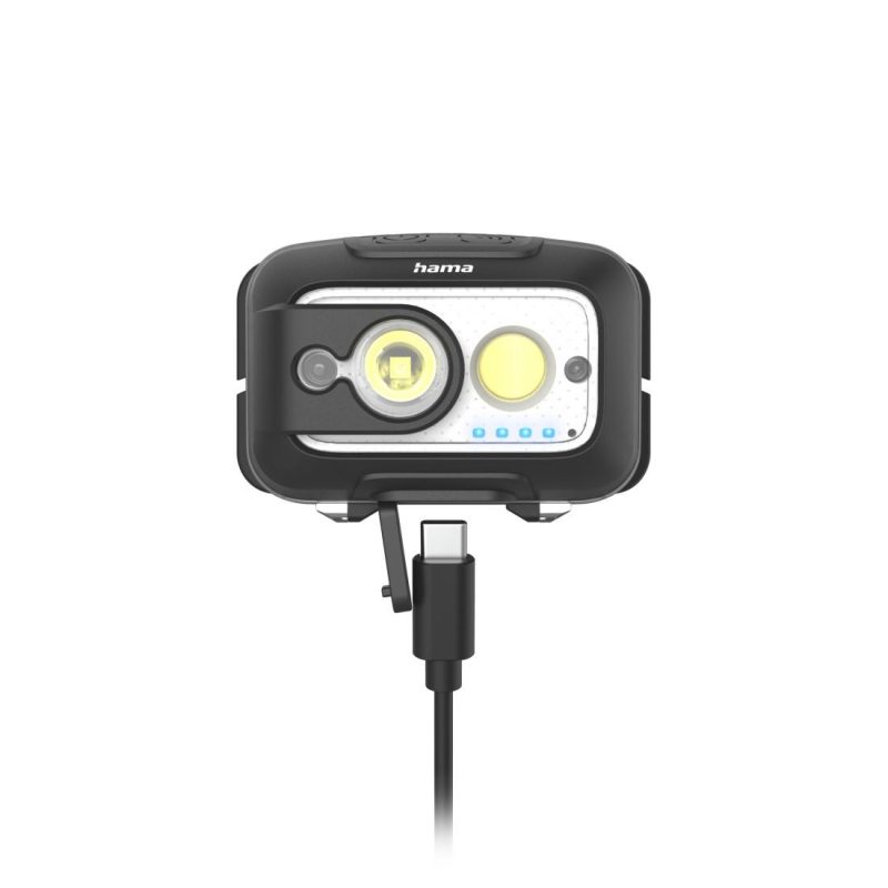 HAMA Фенер Челник/ LED "HL500-C", USB-C, 4 Режима - Image 11