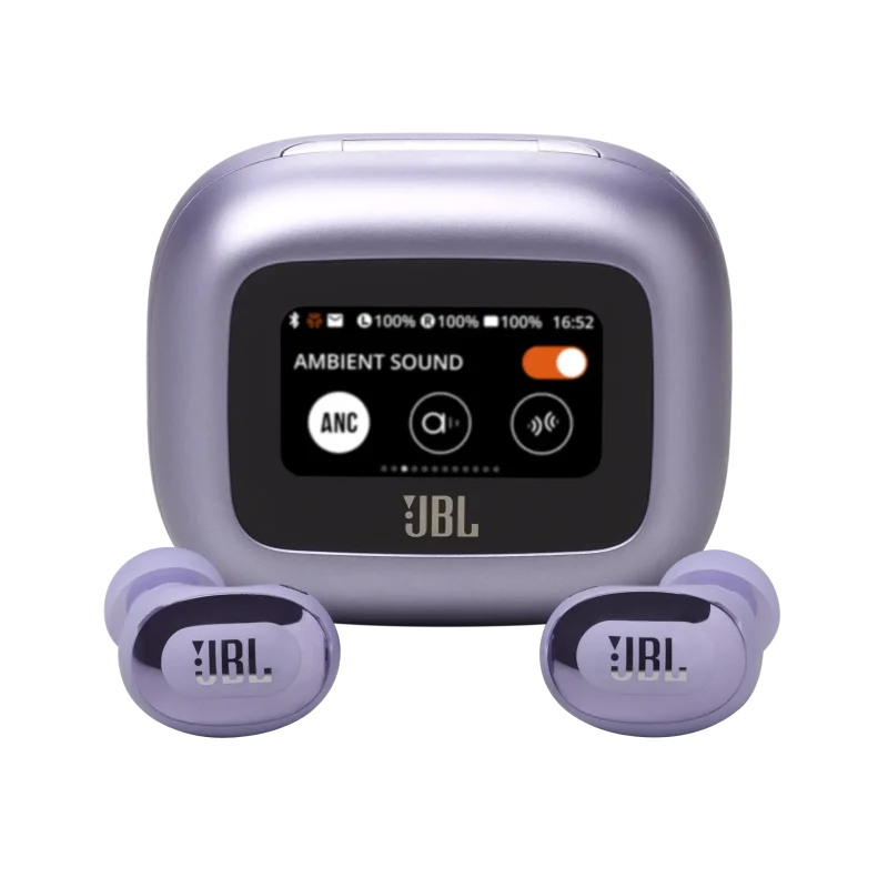 Блутут слушалки-тапи JBL Live Buds 3 - Лилав