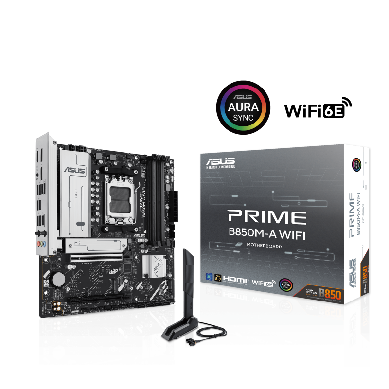 Дънна платка ASUS PRIME B850M-A WIFI 6E socket AM5 - Image 7