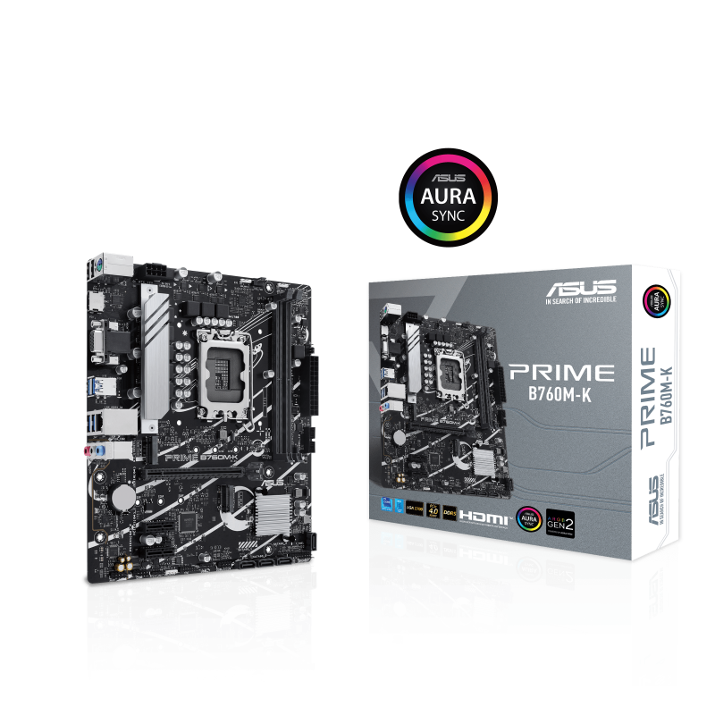 Дънна платка ASUS PRIME B760M-K DDR5, LGA 1700, mATX - Image 5
