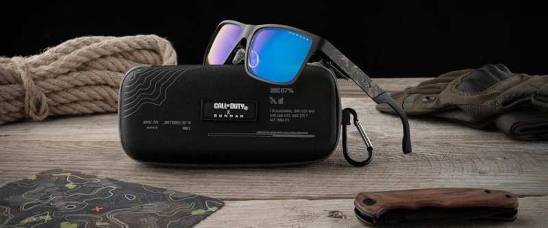 Комплект GUNNAR x Call of Duty UAV Edition - Onyx/Topo - Amber - Очила + калъф - Image 8
