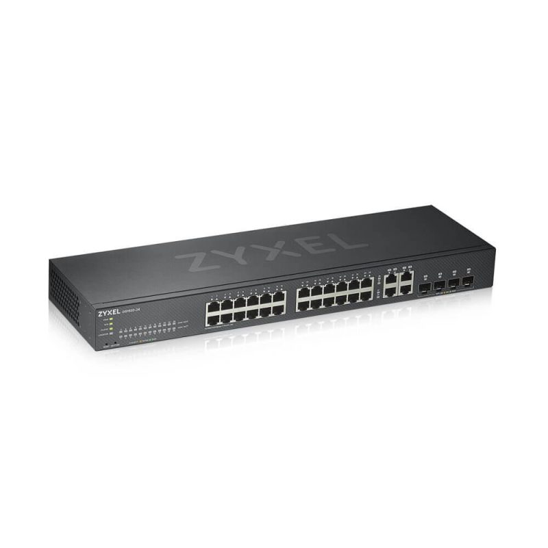 Суич ZYXEL GS1920-24V2, 24 портов Gigabit Smart-Managed,Fanless, за монтаж в шкаф - Image 3