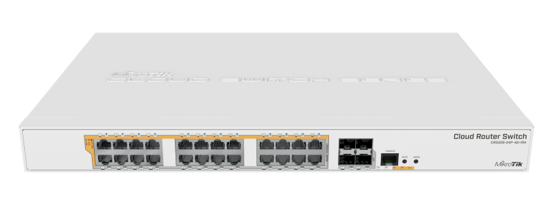 Суич Mikrotik CRS328-24P-4S-RM, 24xGigabit LAN, L2/L3, 4xSFP+ cages - Image 2