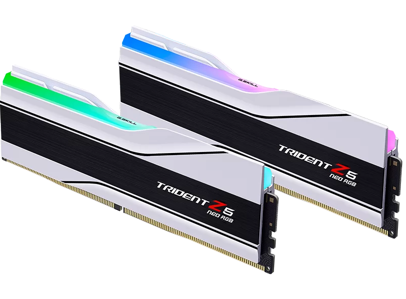 Памет G.SKILL Trident Z5 Neo RGB White 64GB(2x32GB) DDR5 6000MHz CL26 - AMD EXPO