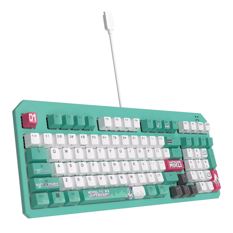 Геймърска клавиатура ASUS TUF Gaming K3 Gen II Hatsune Miku Edition - Optical Mechanical Switch - Image 3