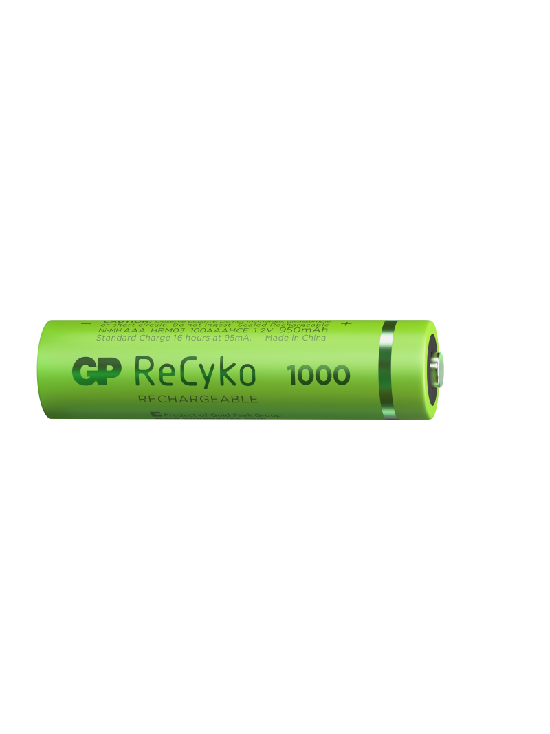 Акумулаторна Батерия GP R03 AAA 1000mAh NiMH 100AAAHCE-EB4 4 бр. в опаковка GP - Image 4