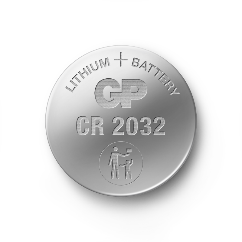 Бутонна батерия литиева GP CR2032 3V  2 бр. в блистер / цена за 1 бр. батерия/ GP - Image 2