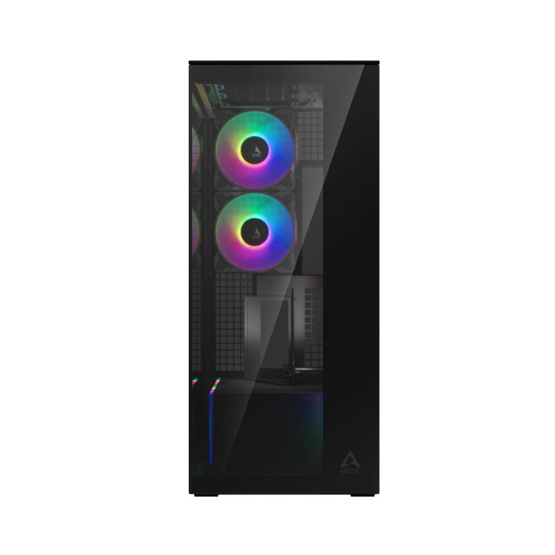 Кутия за компютър Arctic Xtender VG Mirror - Black Mid-Tower - Image 2