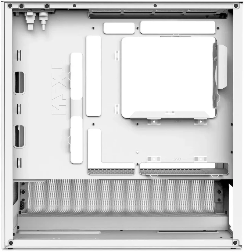 Кутия NZXT H3 Flow 2025 All White Micro-ATX Tower - Image 8