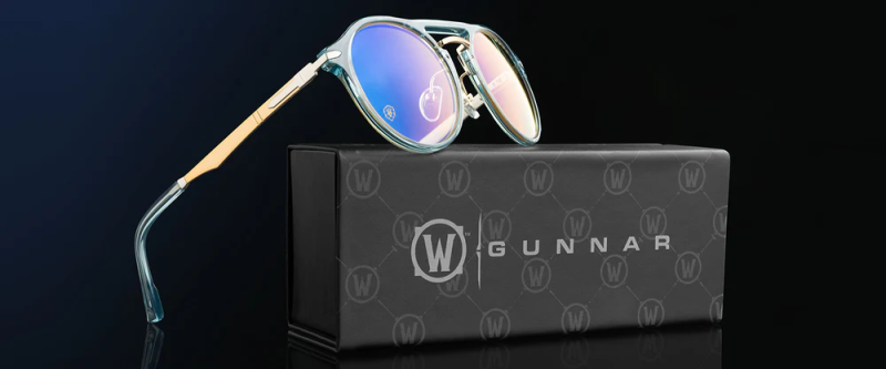 Комплект GUNNAR x World of Warcraft Alliance Edition Blue Crystal - Amber - Очила + калъф - Image 8