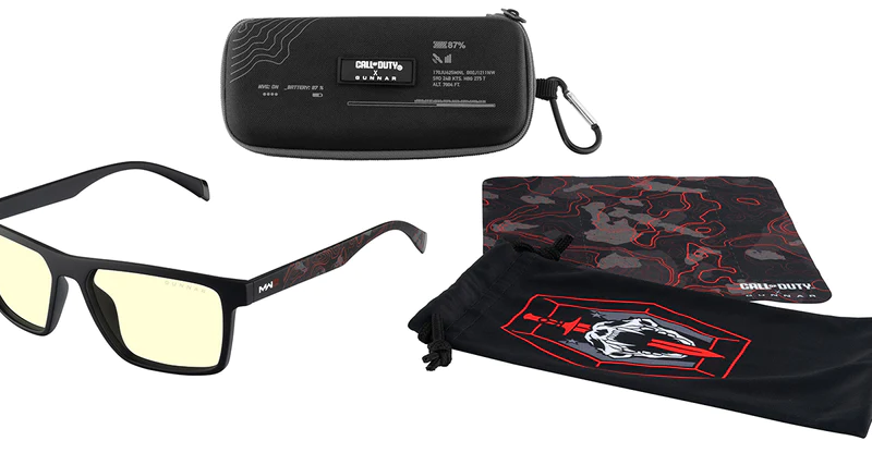 Комплект GUNNAR x Call of Duty Alpha Edition - Onyx/Infrared - Amber - Очила + калъф