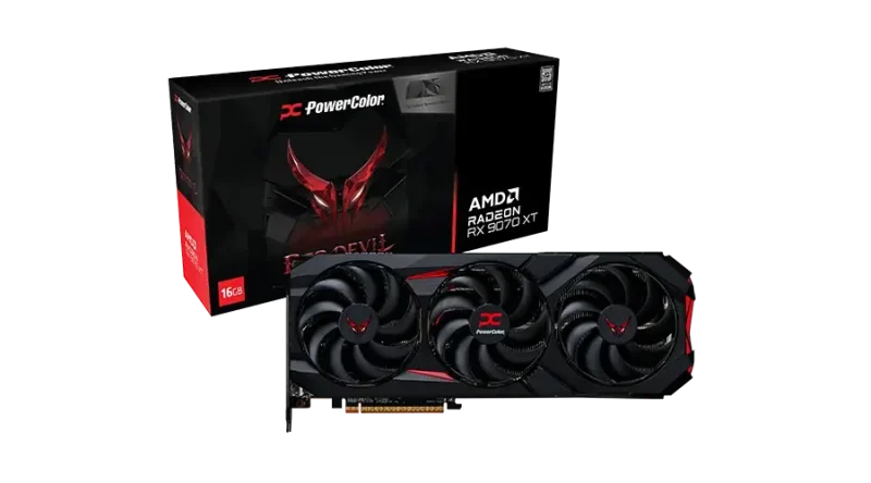Видео карта PowerColor Radeon RX 9070 XT Red Devil 16GB GDDR6 Backplate Special Edition - Image 6