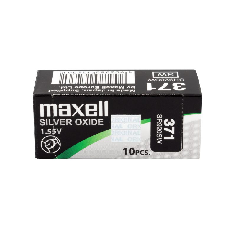 Бутонна батерия сребърна MAXELL SR-920 SW /370/371/AG6  1.55V - Image 2