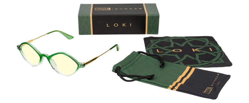 Компютърни очила GUNNAR Loki Asgard Edition - Emerald Gold Amber - Image 5