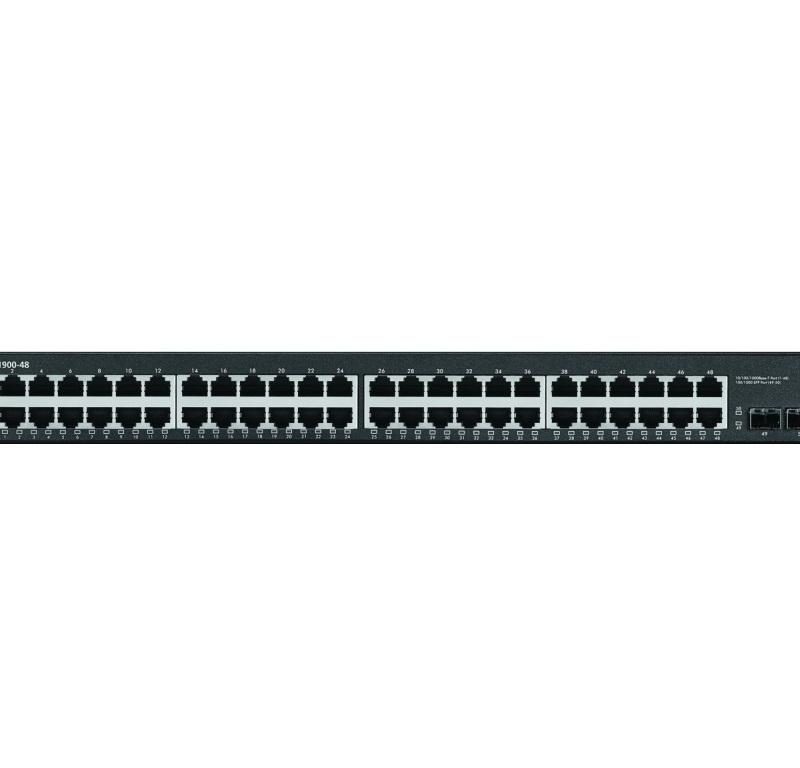 Суич ZYXEL GS1900-48, 48 портов управляем, Gigabit, за монтаж в шкаф