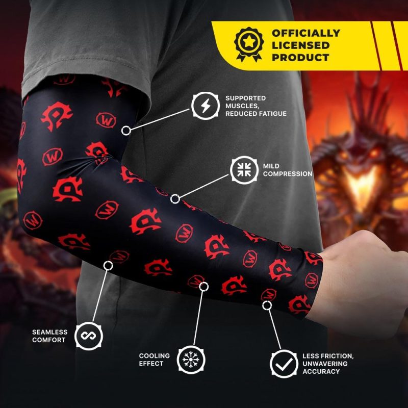 Геймърски ръкав FragOn Arm Sleeve World of Warcraft Horde - Размер S - Image 5