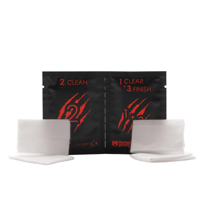 Почистващи кърпички за процесор Thermal Grizzly, 10 броя - Image 2
