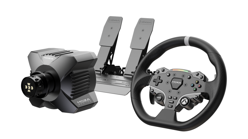 Волан MOZA R3 Bundle R3 Base + ES Wheel + SR-P Lite Double + R3 Table Clamp за PC и Xbox - Image 2