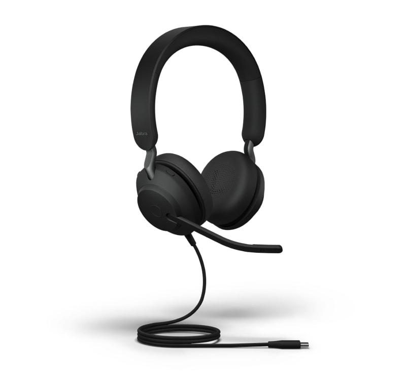 Jabra Evolve2 40 SE, USB-C, MS Stereo слушалка с микрофон