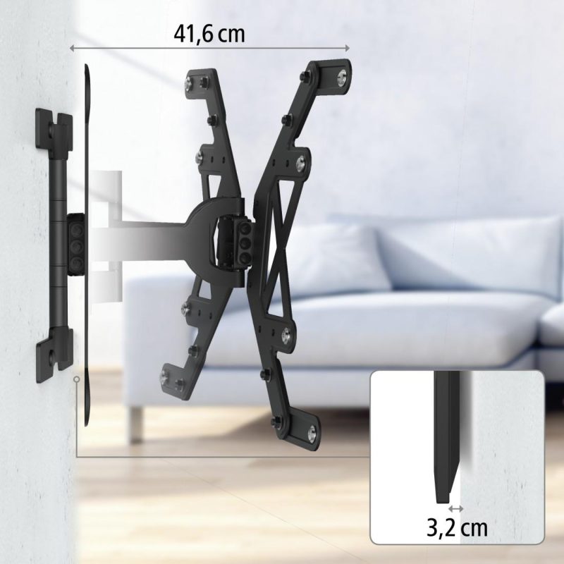 Стенна стойка за OLED TV, 229 см (90") до 40 кг, 220850 - Image 10