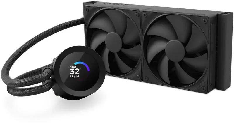 Охладител за процесор NZXT Kraken Plus 240 LCD Display - Black - Image 2