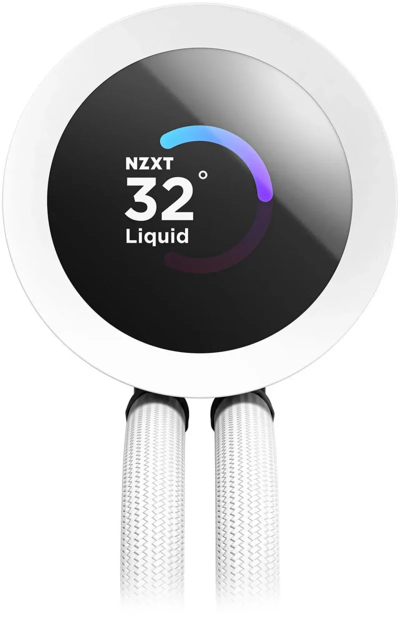 Охладител за процесор NZXT Kraken Plus 240 RGB LCD Display - White - Image 5